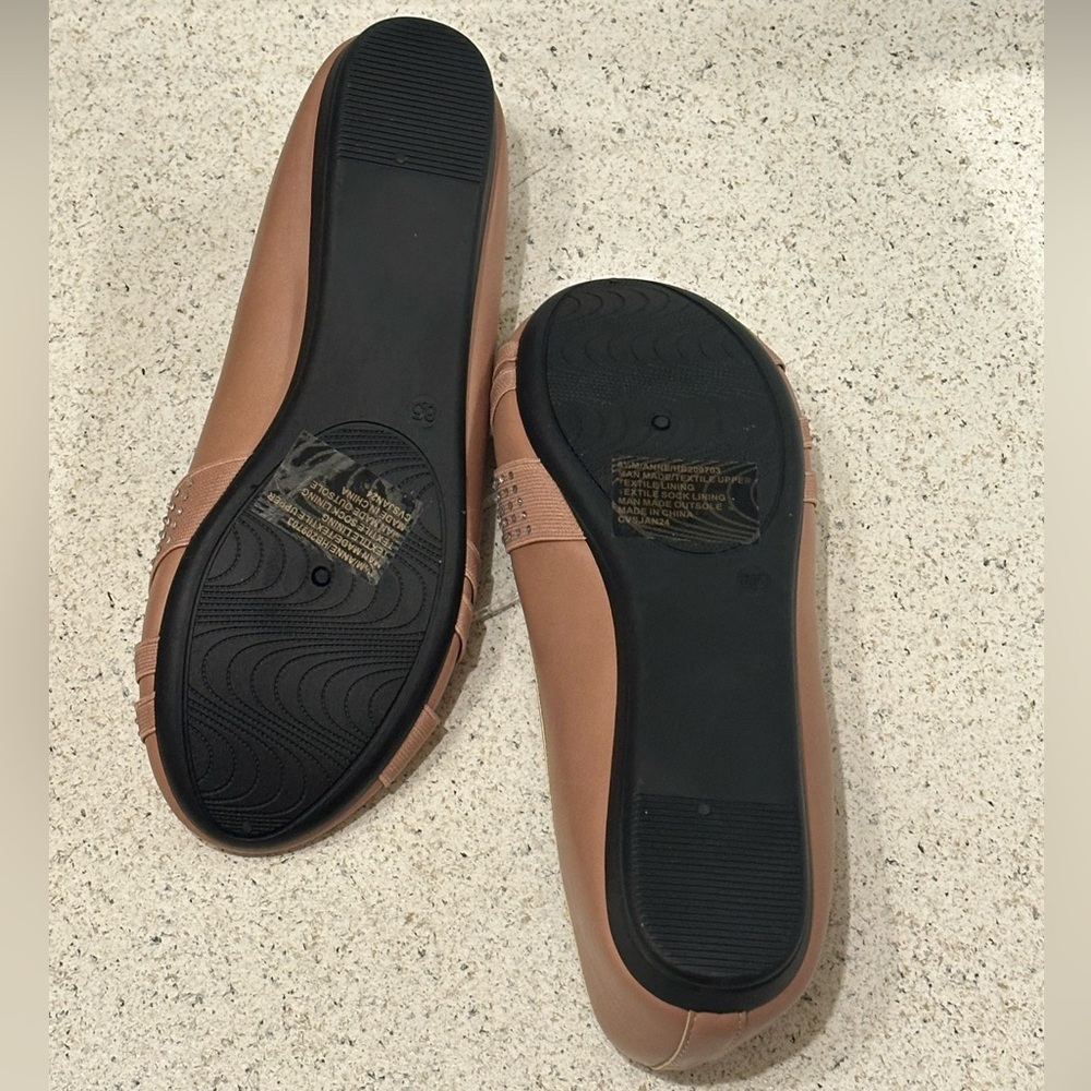 Memory Foam Rhinestone Flats - Picture 4 of 5